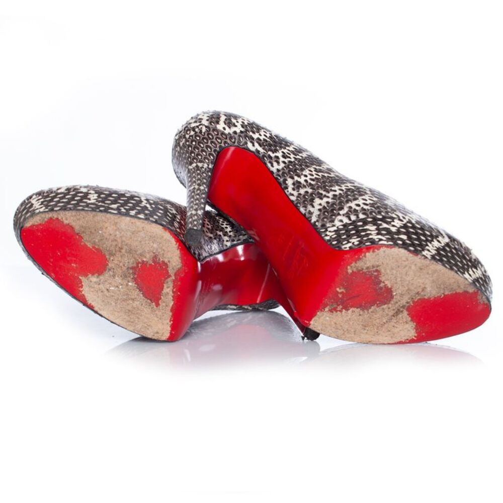 Christian Louboutin Bianca Python Platform Pumps - image 7